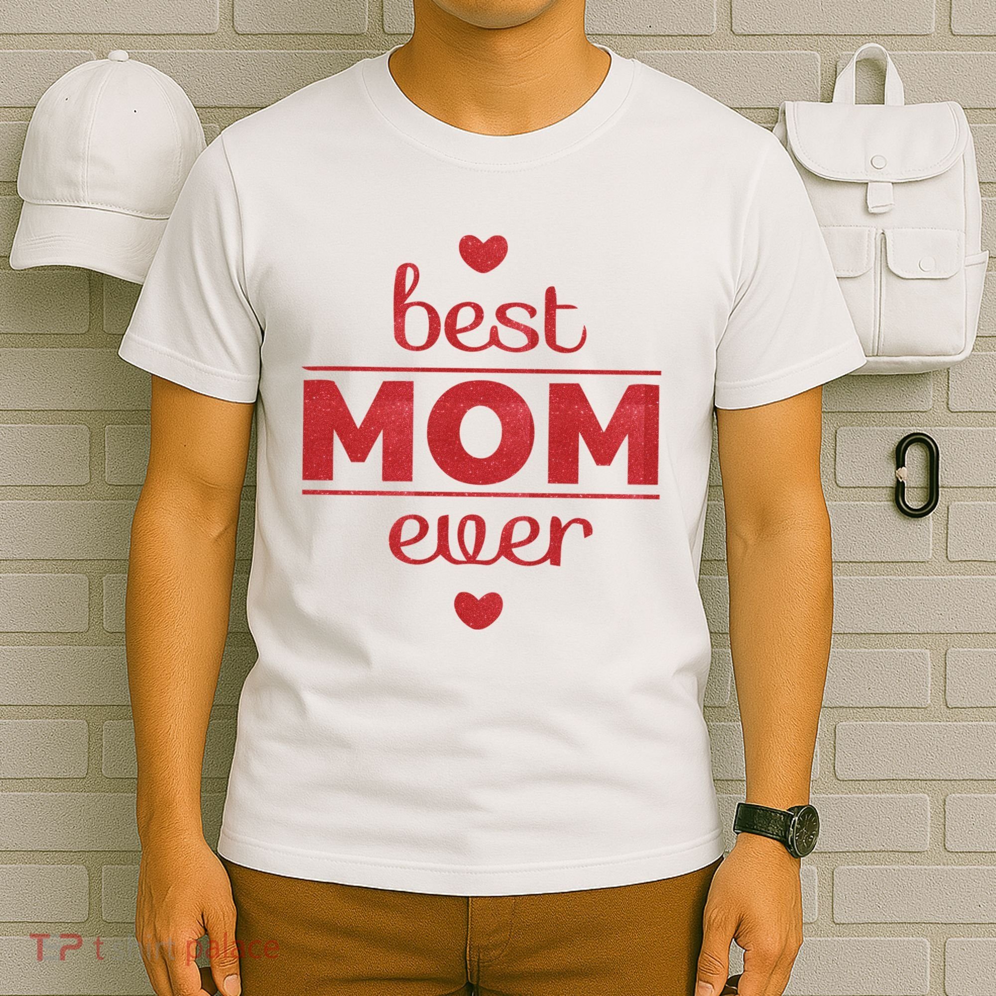 Best Mom Ever Heart Gift T-Shirt