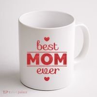 Best Mom Ever Heart Gift Coffee Mug thumb 1