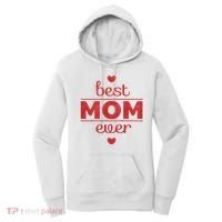 Best Mom Ever Heart Gift Women's Hoodie thumb 0