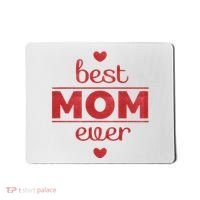 Best Mom Ever Heart Gift Mousepad thumb 0