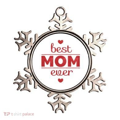 Best Mom Ever Heart Gift Ornament