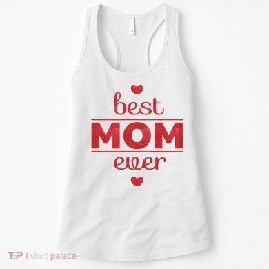 Best Mom Ever Heart Gift Women's Tank Top