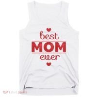 Best Mom Ever Heart Gift Tank Top thumb 0