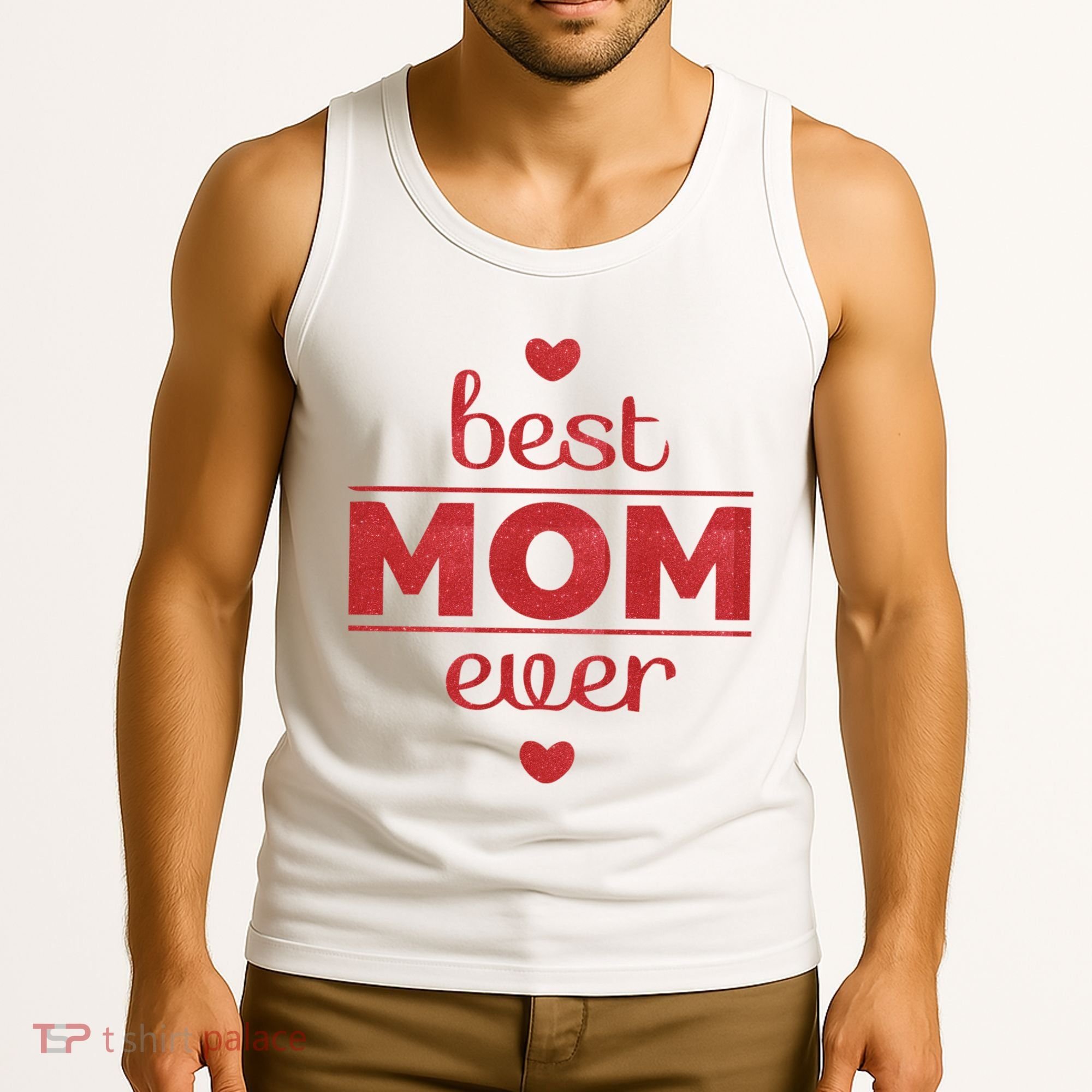 Best Mom Ever Heart Gift Tank Top