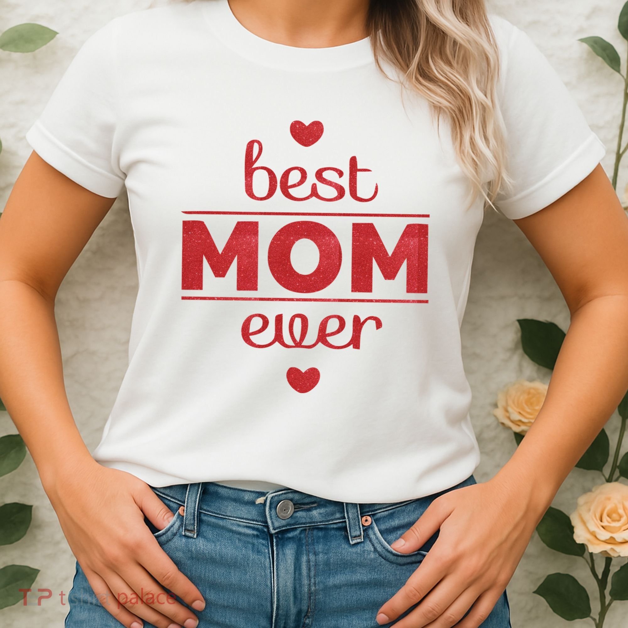 Best Mom Ever Heart Gift Women's T-Shirt