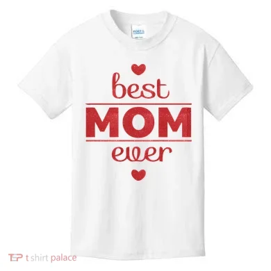 Best Mom Ever Heart Gift Kids T-Shirt