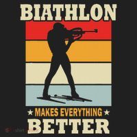 Biathlon Makes Everything Better Biathlon Women's Sweatshirt thumb 2