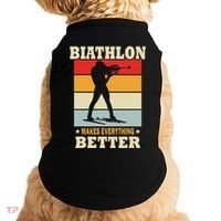 Biathlon Makes Everything Better Biathlon Doggie Tank thumb 0