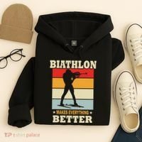 Biathlon Makes Everything Better Biathlon Hoodie thumb 4