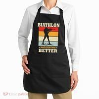 Biathlon Makes Everything Better Biathlon Apron thumb 2