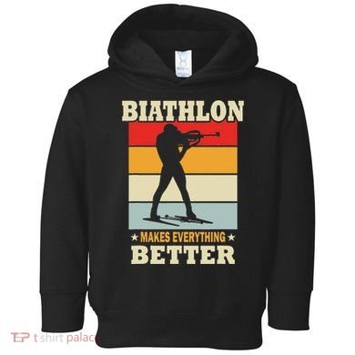 Biathlon Makes Everything Better Biathlon Toddler Hoodie