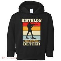 Biathlon Makes Everything Better Biathlon Toddler Hoodie thumb 0