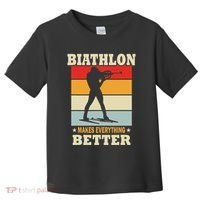Biathlon Makes Everything Better Biathlon Toddler T-Shirt thumb 0
