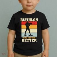 Biathlon Makes Everything Better Biathlon Toddler T-Shirt thumb 2