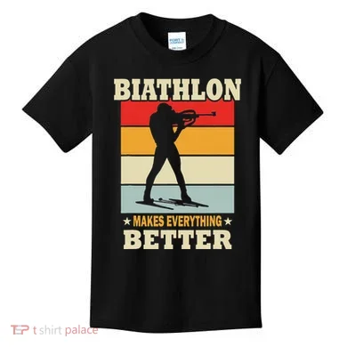 Biathlon Makes Everything Better Biathlon Kids T-Shirt