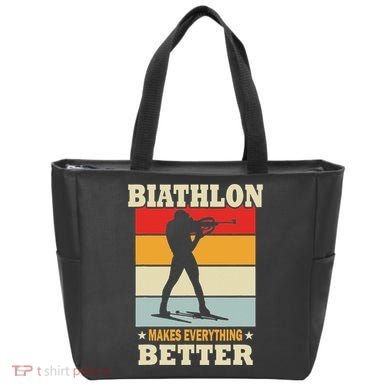 Biathlon Makes Everything Better Biathlon Tote Bag