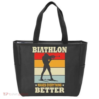 Biathlon Makes Everything Better Biathlon Tote Bag