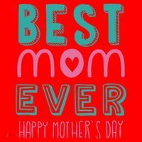 Best Mom Ever Happy Mother's Day Gift Santa Hat thumb 1