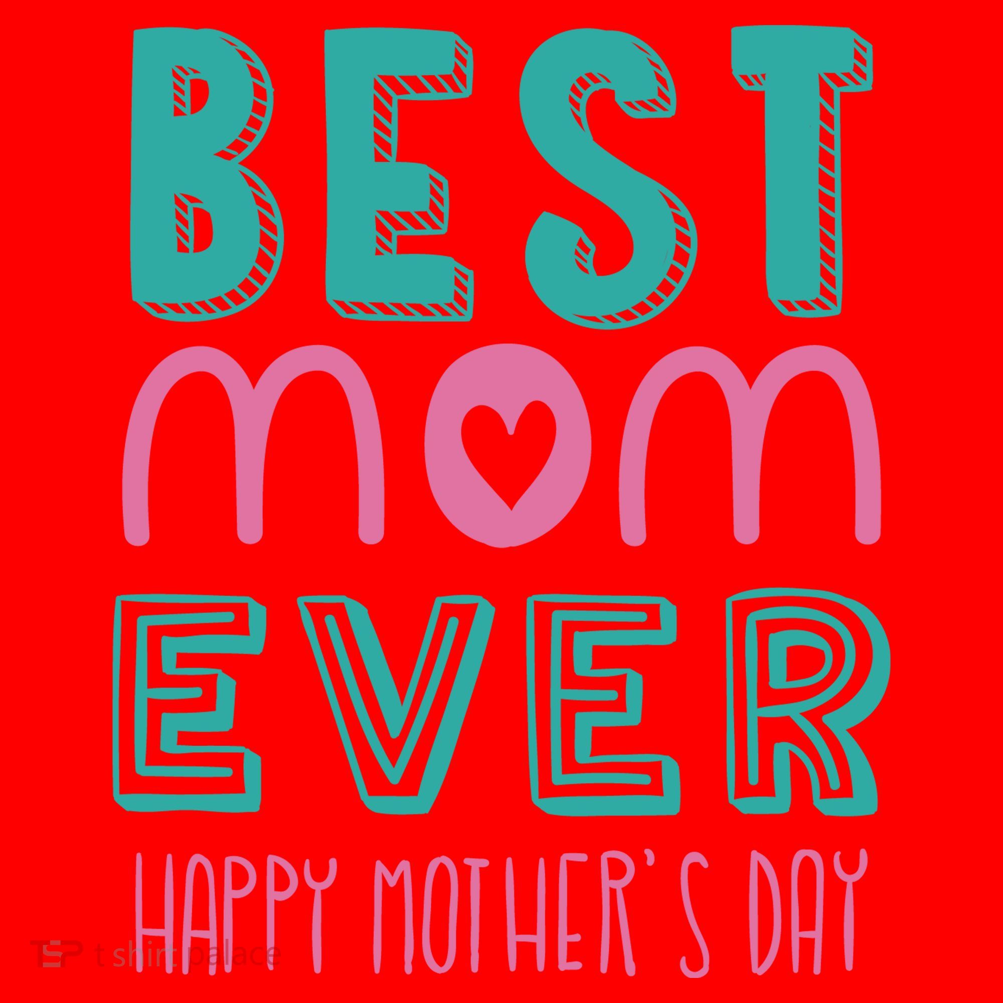 Best Mom Ever Happy Mother's Day Gift Santa Hat