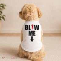 Blow Me Fireworks Firecracker Funny July 4th Doggie Tank thumb 2
