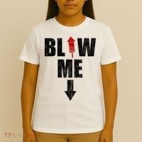 Blow Me Fireworks Firecracker Funny July 4th T-Shirt thumb 4