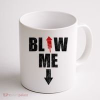 Blow Me Fireworks Firecracker Funny July 4th Coffee Mug thumb 1