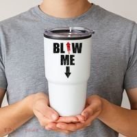 Blow Me Fireworks Firecracker Funny July 4th Tumbler thumb 2