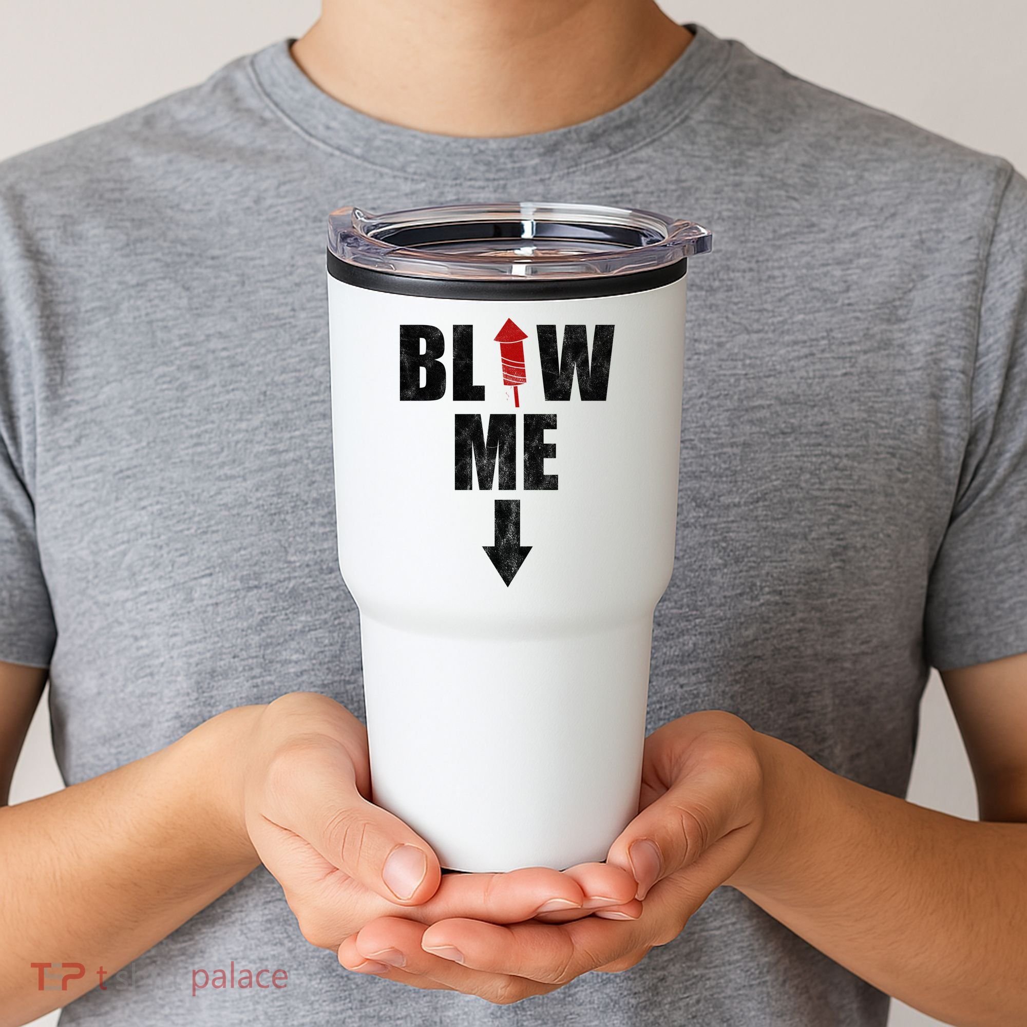 Blow Me Fireworks Firecracker Funny July 4th Tumbler