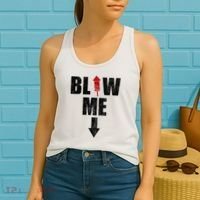 Blow Me Fireworks Firecracker Funny July 4th Women's Tank Top thumb 2