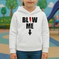 Blow Me Fireworks Firecracker Funny July 4th Kids Hoodie thumb 3