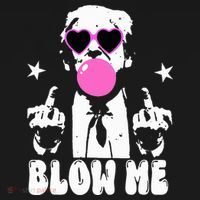Blow Me Funny Trump Ornament thumb 1