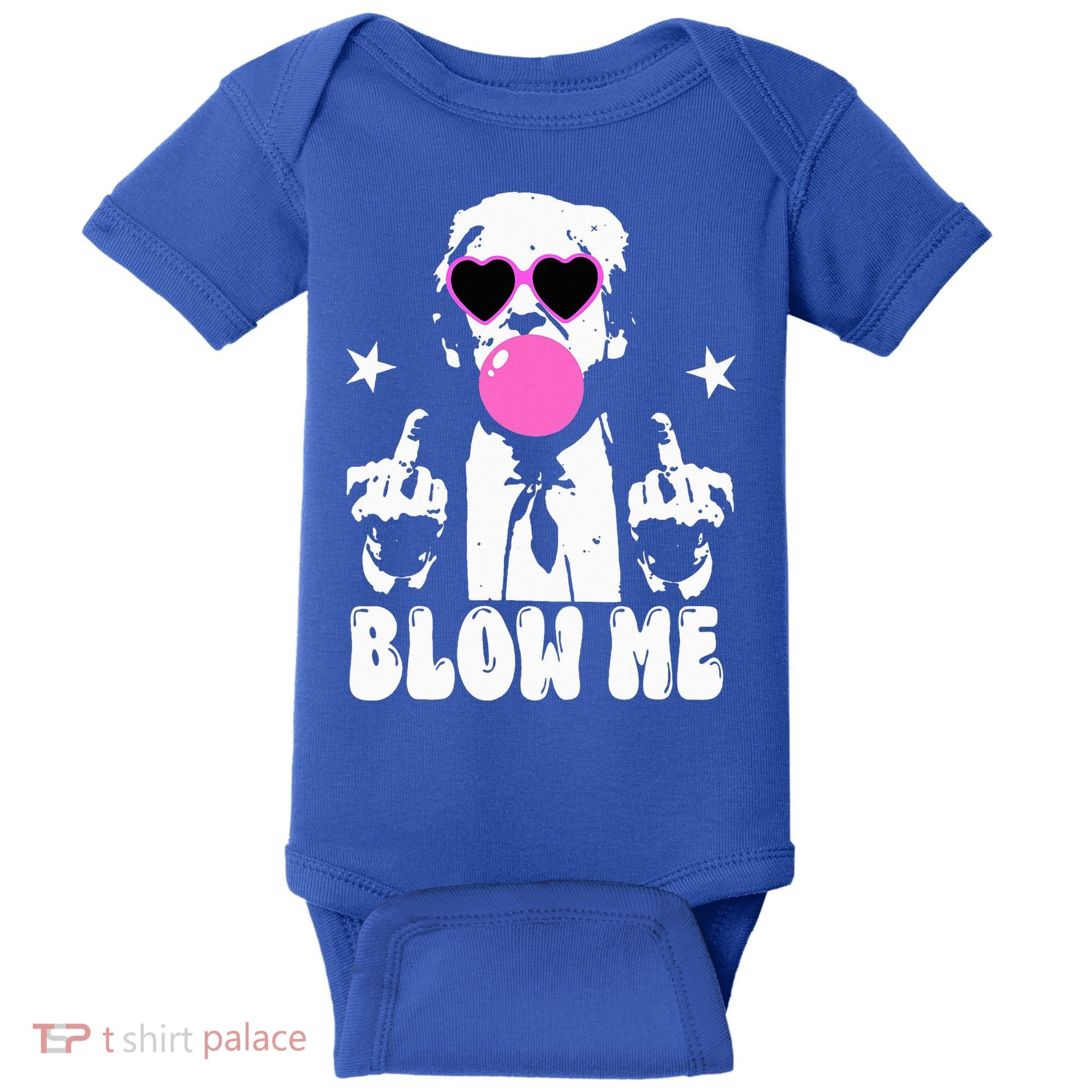 Blow Me Funny Trump Baby Bodysuit