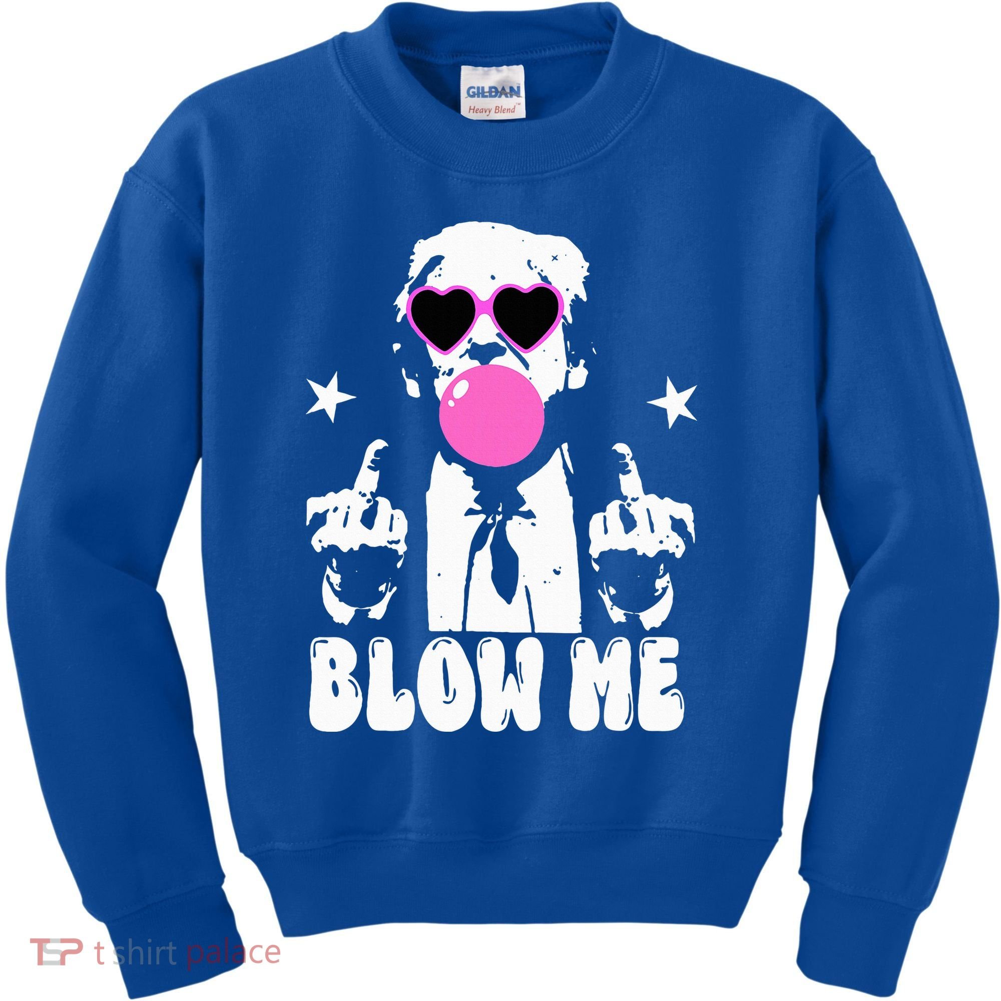 Blow Me Funny Trump Kids Sweatshirt