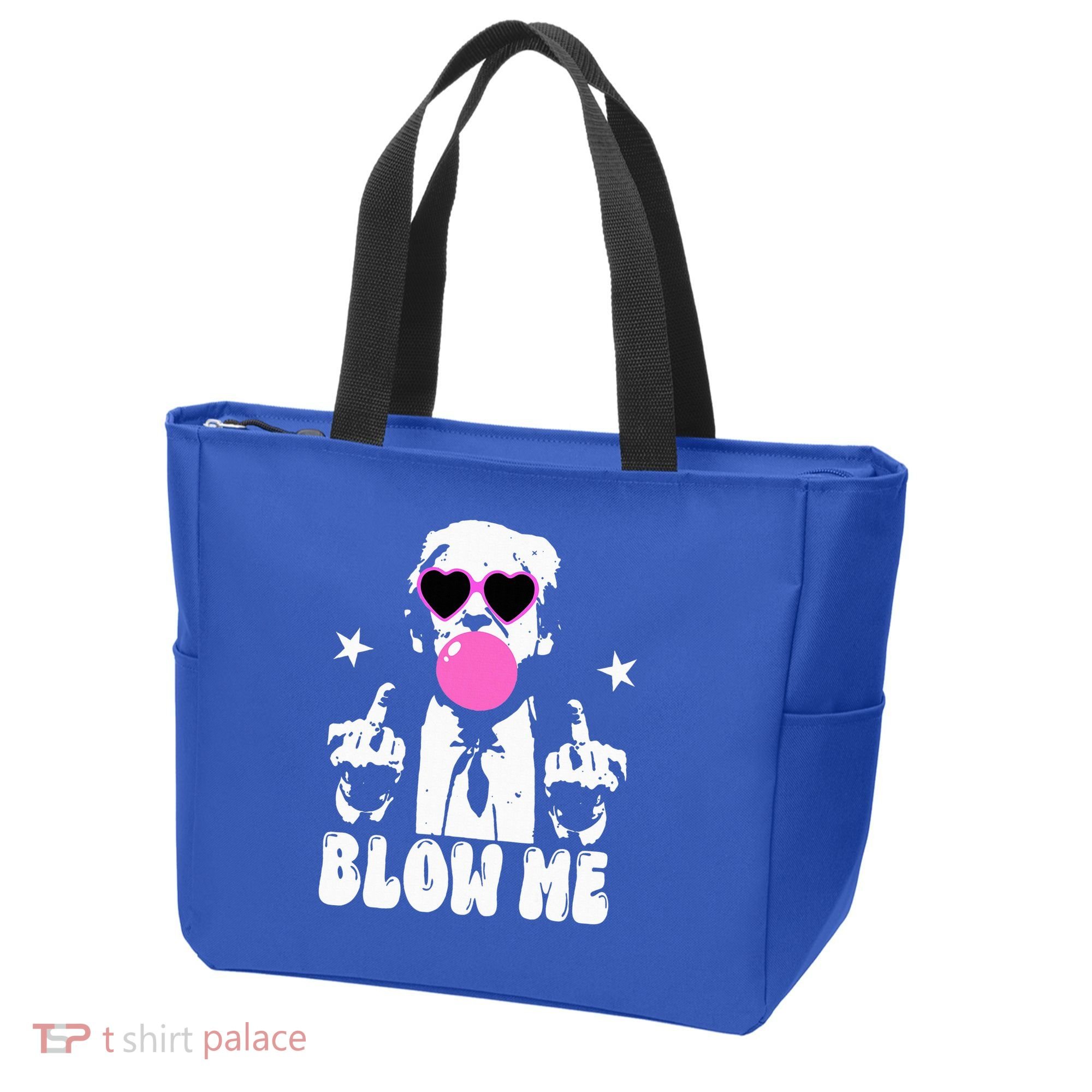 Blow Me Funny Trump Tote Bag