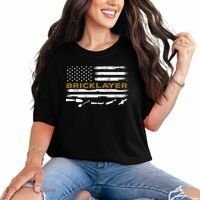 Brick Mason Funny Quote Bricklayer Masonry Construction US Comfort Colors T-Shirt thumb 0