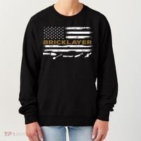 Brick Mason Funny Quote Bricklayer Masonry Construction US Women's Sweatshirt thumb 0