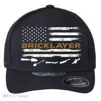 Brick Mason Funny Quote Bricklayer Masonry Construction US Flexfit Unipanel Trucker Cap thumb 0