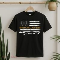 Brick Mason Funny Quote Bricklayer Masonry Construction US T-Shirt thumb 2