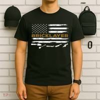 Brick Mason Funny Quote Bricklayer Masonry Construction US T-Shirt thumb 6