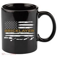Brick Mason Funny Quote Bricklayer Masonry Construction US 11oz C Handle Ceramic Mug thumb 0