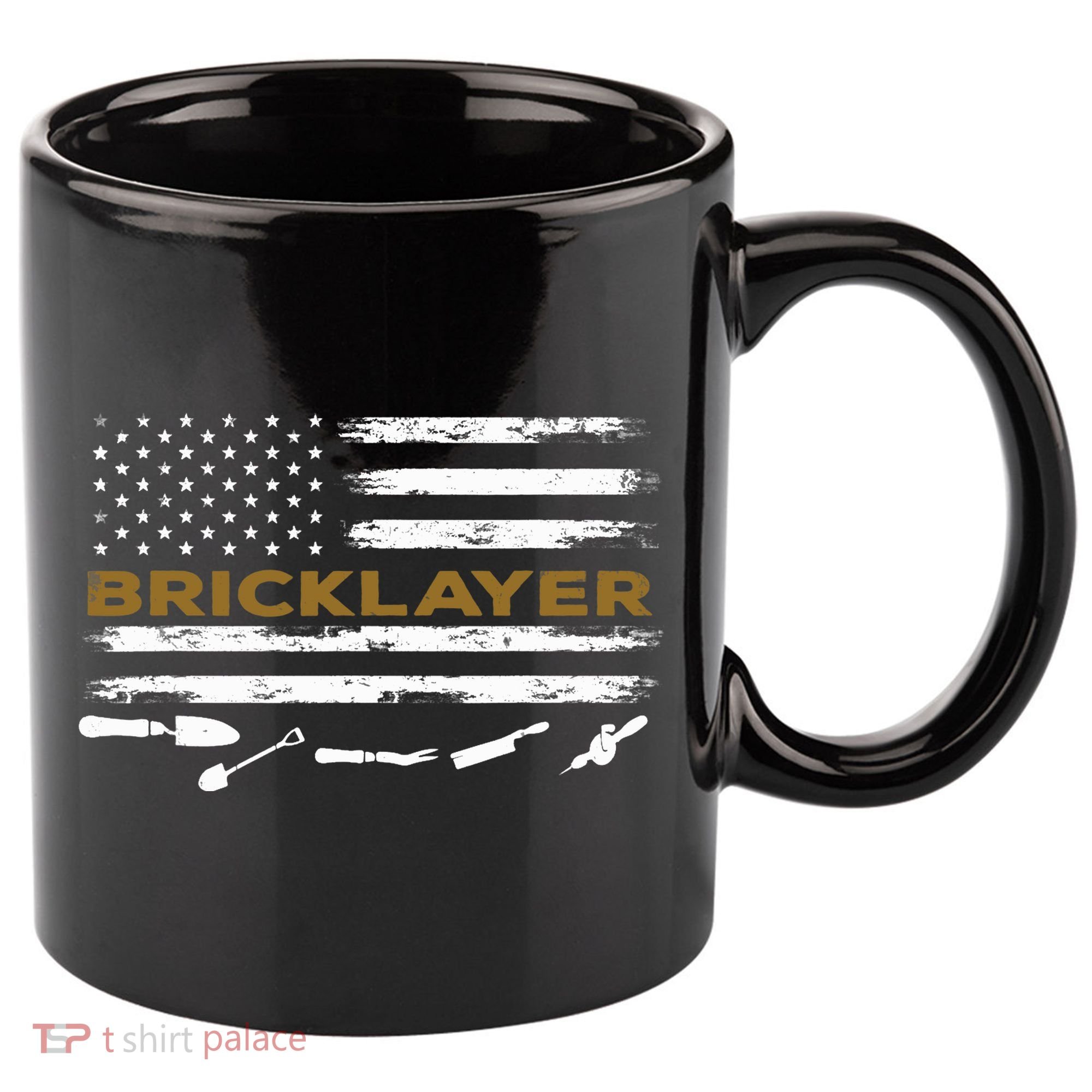 Brick Mason Funny Quote Bricklayer Masonry Construction US 11oz C Handle Ceramic Mug