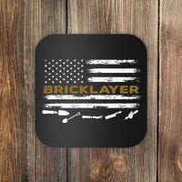 Brick Mason Funny Quote Bricklayer Masonry Construction US Coaster thumb 0