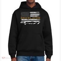 Brick Mason Funny Quote Bricklayer Masonry Construction US District V.I.T. Heavyweight Hoodie thumb 0