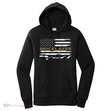 Brick Mason Funny Quote Bricklayer Masonry Construction US Women's Hoodie