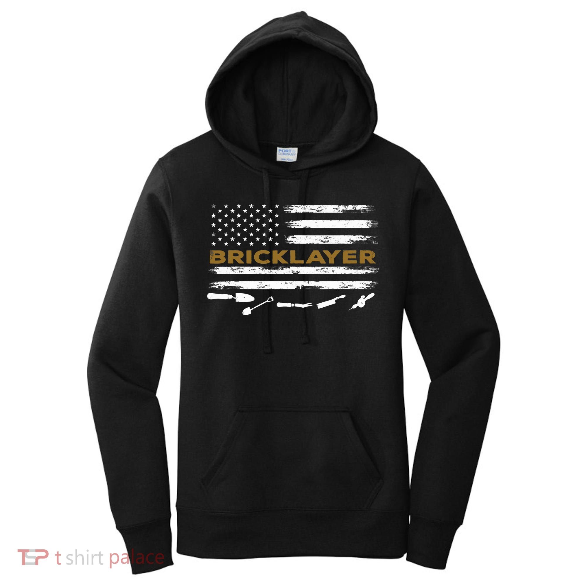 Brick Mason Funny Quote Bricklayer Masonry Construction US Women's Hoodie