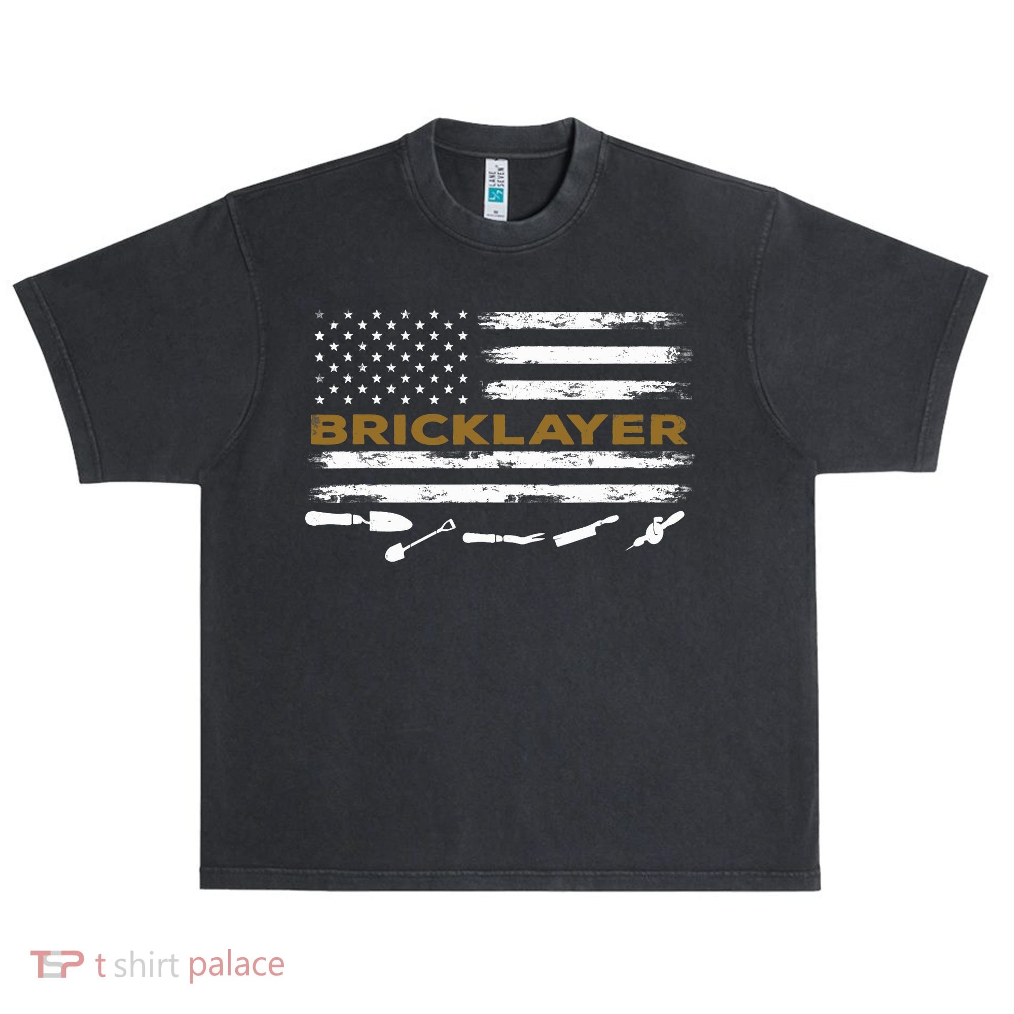 Brick Mason Funny Quote Bricklayer Masonry Construction US Urban Oversized Heavyweight T-Shirt
