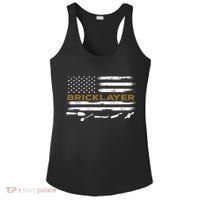 Brick Mason Funny Quote Bricklayer Masonry Construction US Ladies PosiCharge Competitor Racerback Tank thumb 0
