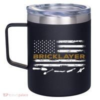 Brick Mason Funny Quote Bricklayer Masonry Construction US 12oz Stainless Steel Coffee Mug thumb 2