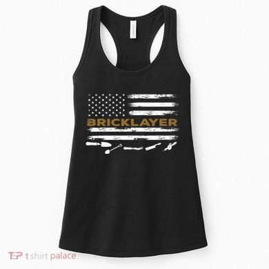 Brick Mason Funny Quote Bricklayer Masonry Construction US Women's Tank Top