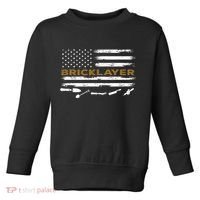 Brick Mason Funny Quote Bricklayer Masonry Construction US Toddler Sweatshirt thumb 0